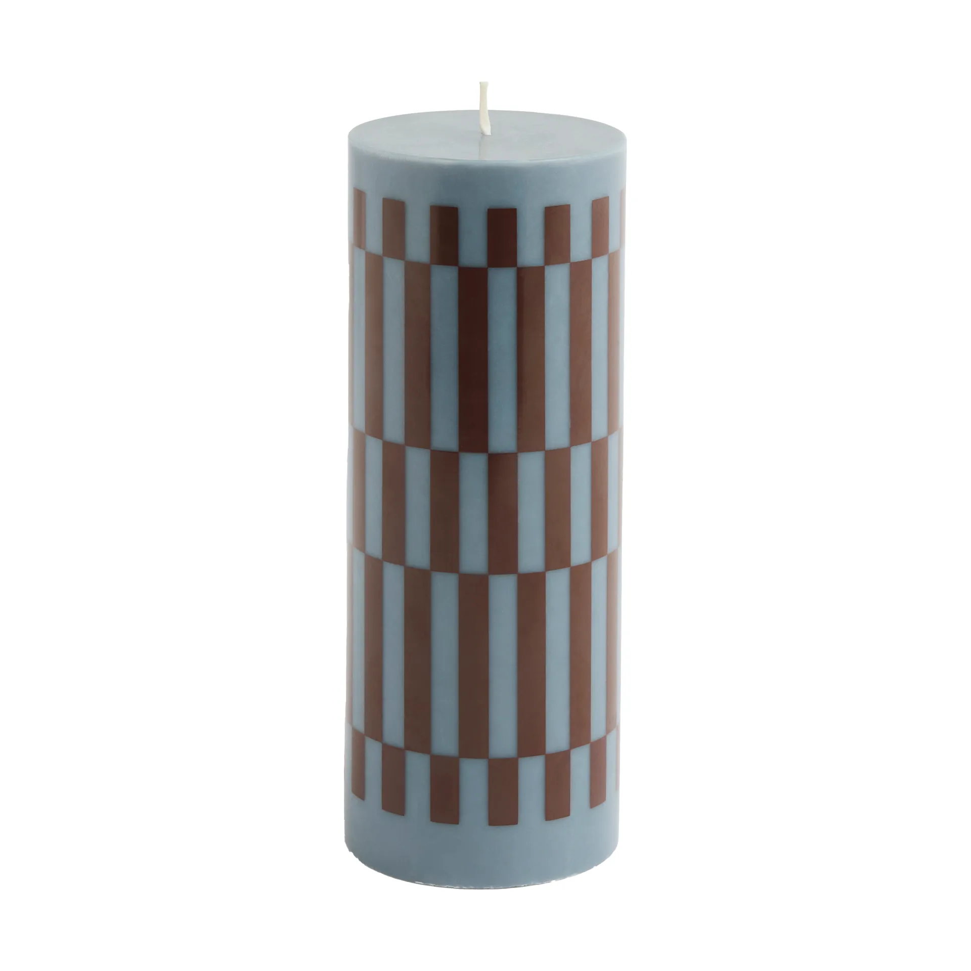Column Candle blokkaars medium 20 cm, Anthrachite-bordeaux HAY