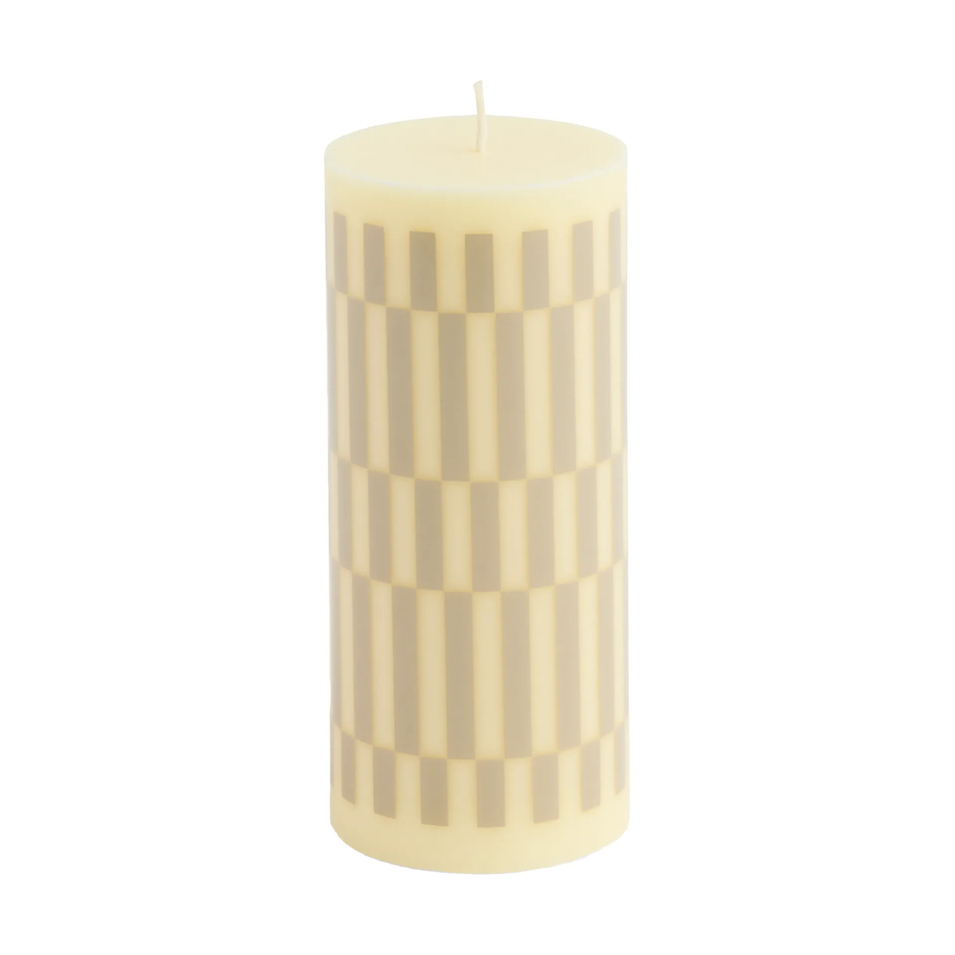 Column Candle blokkaars small 15 cm, Cream-sand HAY