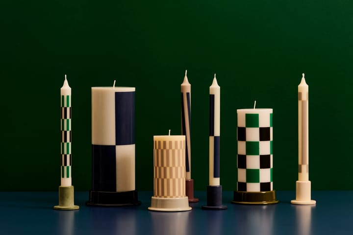Column Candle blokkaars small 15 cm, Cream-sand HAY