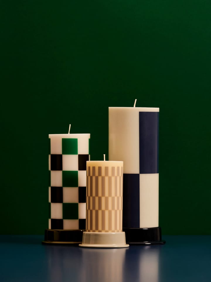 Column kandelaar 10 cm, Light grey HAY