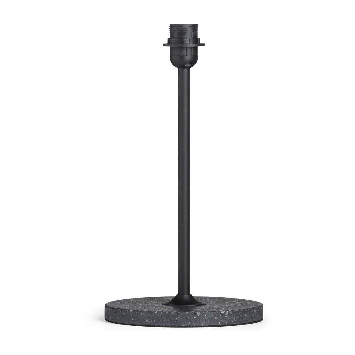 HAY Common lampvoet 39 cm Soft black-black terrazzo