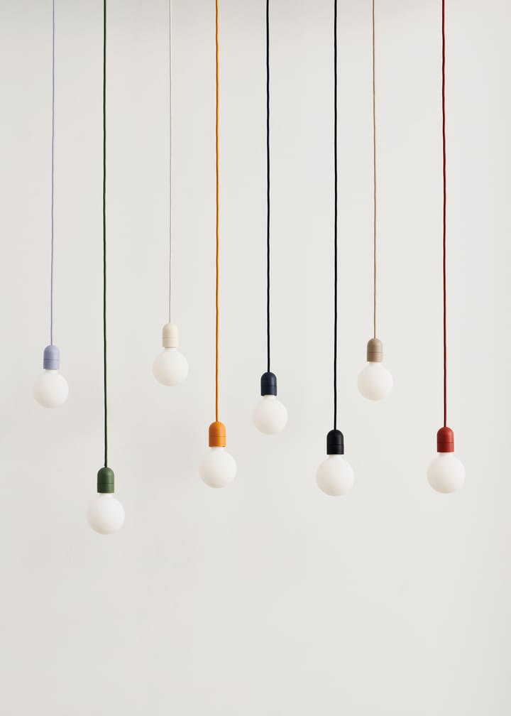 Common Pendant Cord sethanglamp Ø12 cm, Soft black HAY