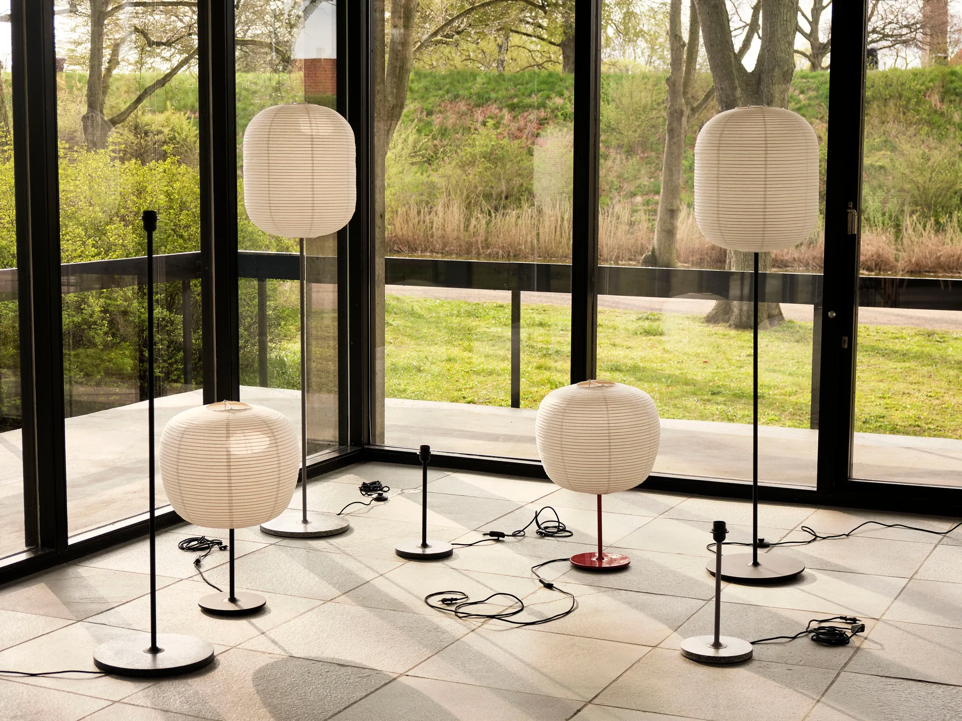 Common Rice paper lampenkap, Oblong HAY