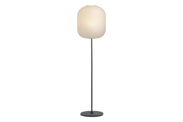 Common vloerstandaard 129 cm, Soft black-black terrazzo HAY