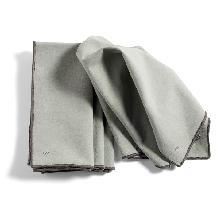 Contour stoffen servet 40x40 cm 4-pack - Grey - HAY