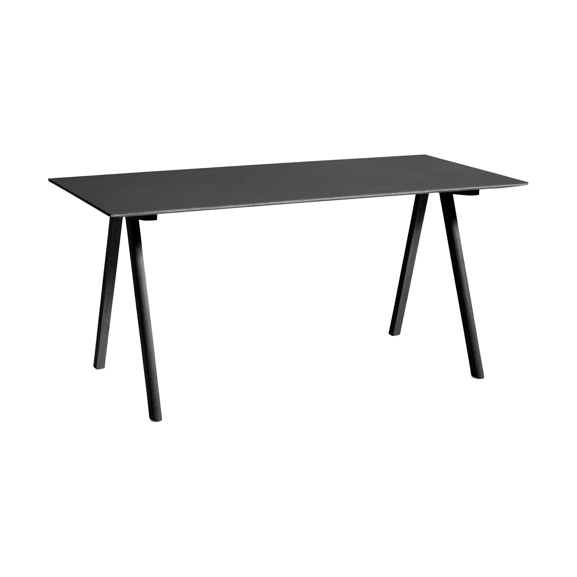 CPH10 2.0 bureau 80x160 cm, Black laminate-eikenfineer HAY