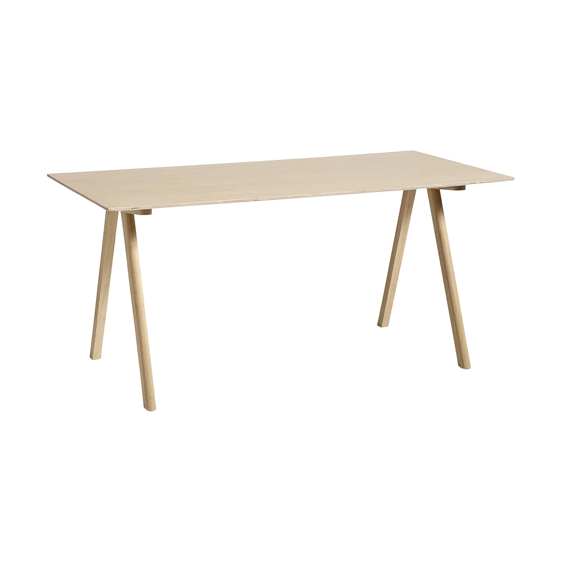 CPH10 2.0 bureau 80x160 cm, Gelakt eiken-eikenfineer HAY