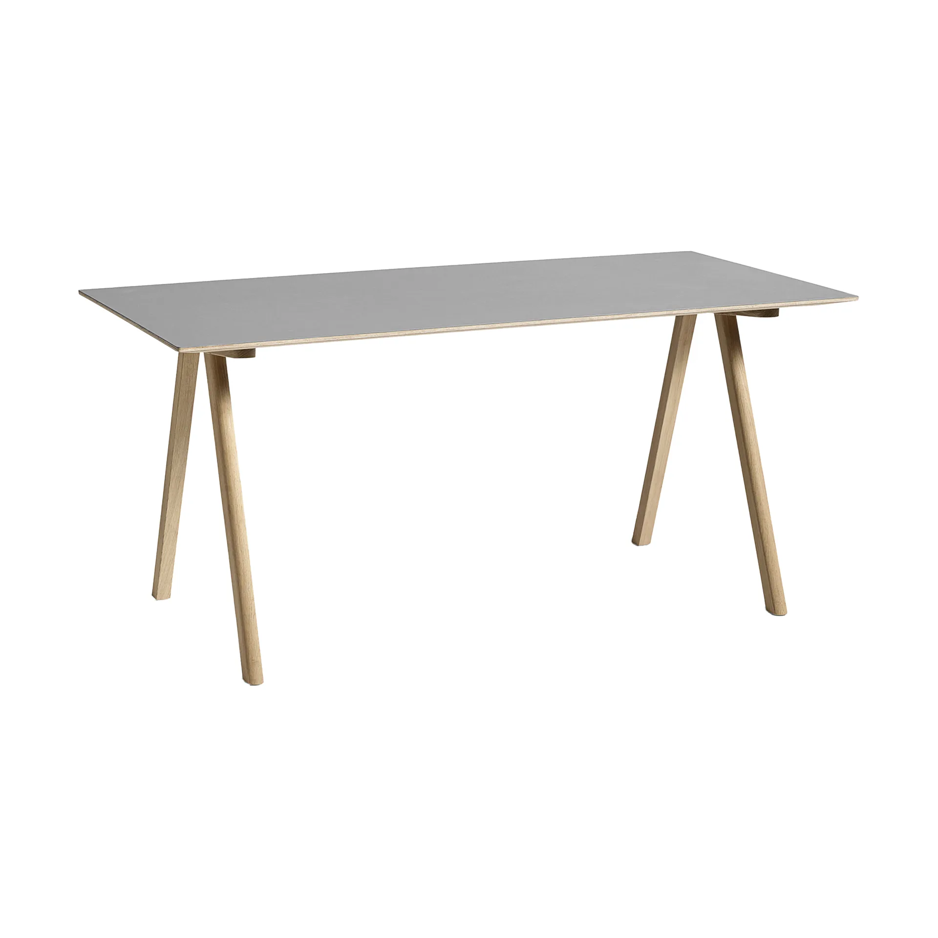 CPH10 2.0 bureau 80x160 cm, Grey linoleum-gelakt eiken HAY
