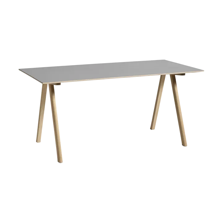 CPH10 2.0 bureau 80x160 cm - Grey linoleum-gelakt eiken - HAY