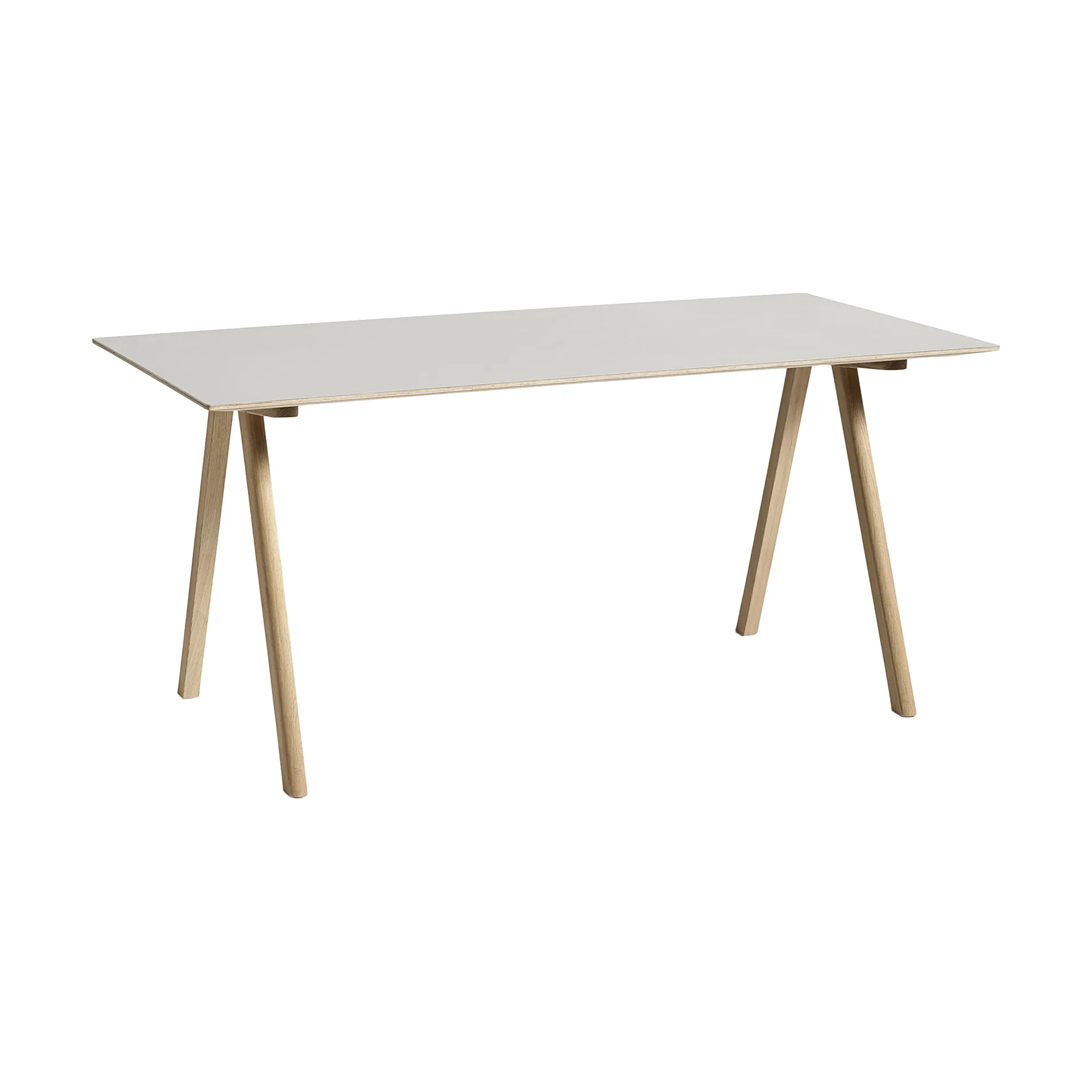 CPH10 2.0 bureau 80x160 cm, Off white linoleum-gelakt eiken HAY