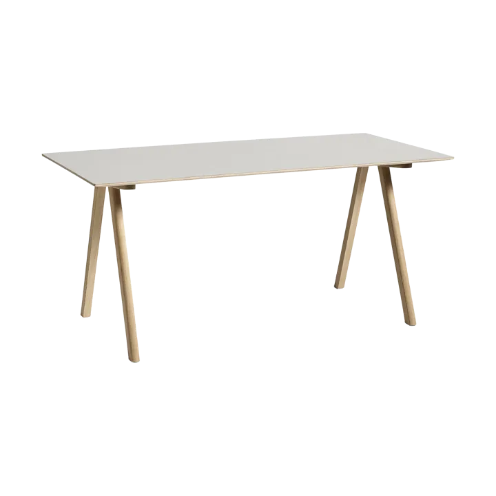 CPH10 2.0 bureau 80x160 cm - Off white linoleum-gelakt eiken - HAY