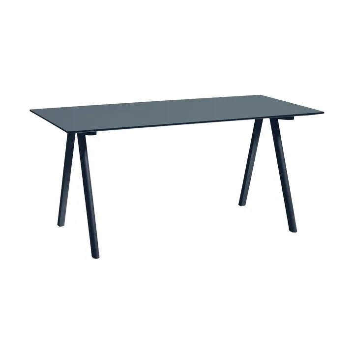 CPH10 2.0 bureau 80x160 cm - Smokey blue linoleum-Deep blue - HAY