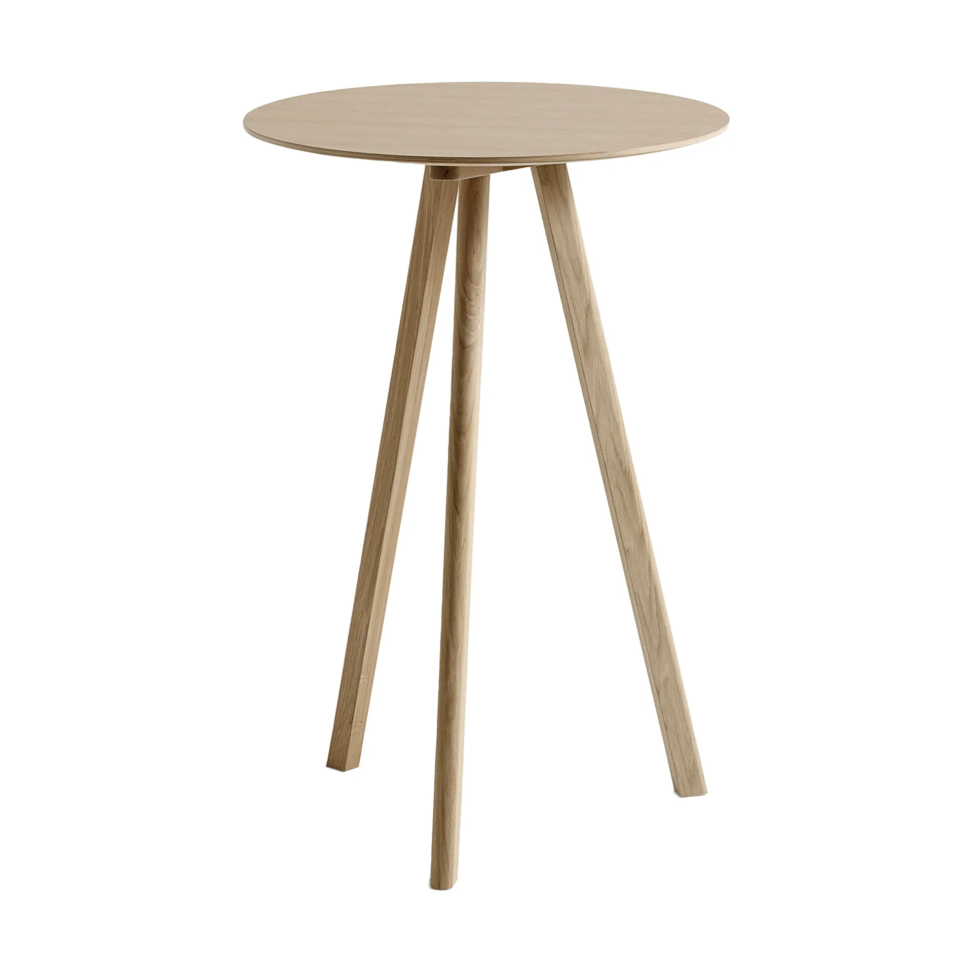 CPH20 2.0 bartafel Ø70 cm, Gelakt eiken-eikenfineer HAY