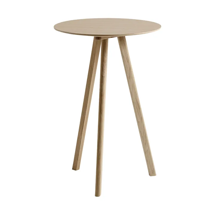 CPH20 2.0 bartafel Ø70 cm - Gelakt eiken-eikenfineer - HAY