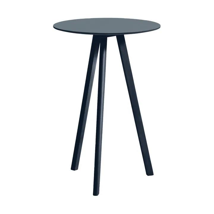 CPH20 2.0 bartafel Ø70 cm - Smokey blue linoleum-Deep blue - HAY