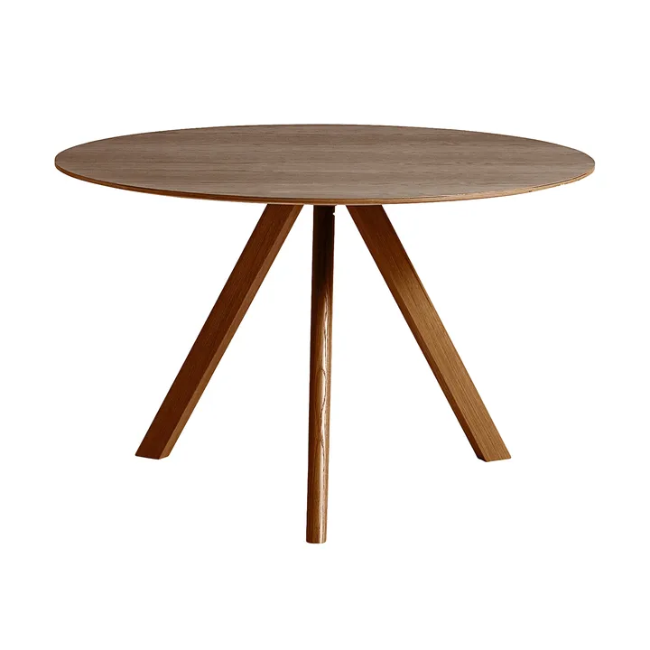 CPH20 2.0 eettafel Ø120 cm - Gelakt walnoot - HAY