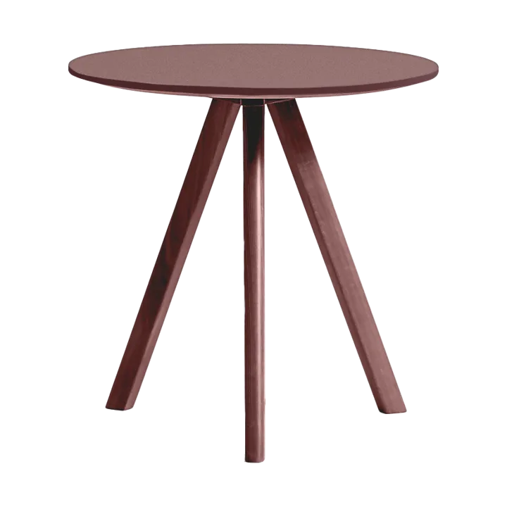CPH20 2.0 salontafel Ø50 cm - Burgundy linoleum-Bordeaux - HAY