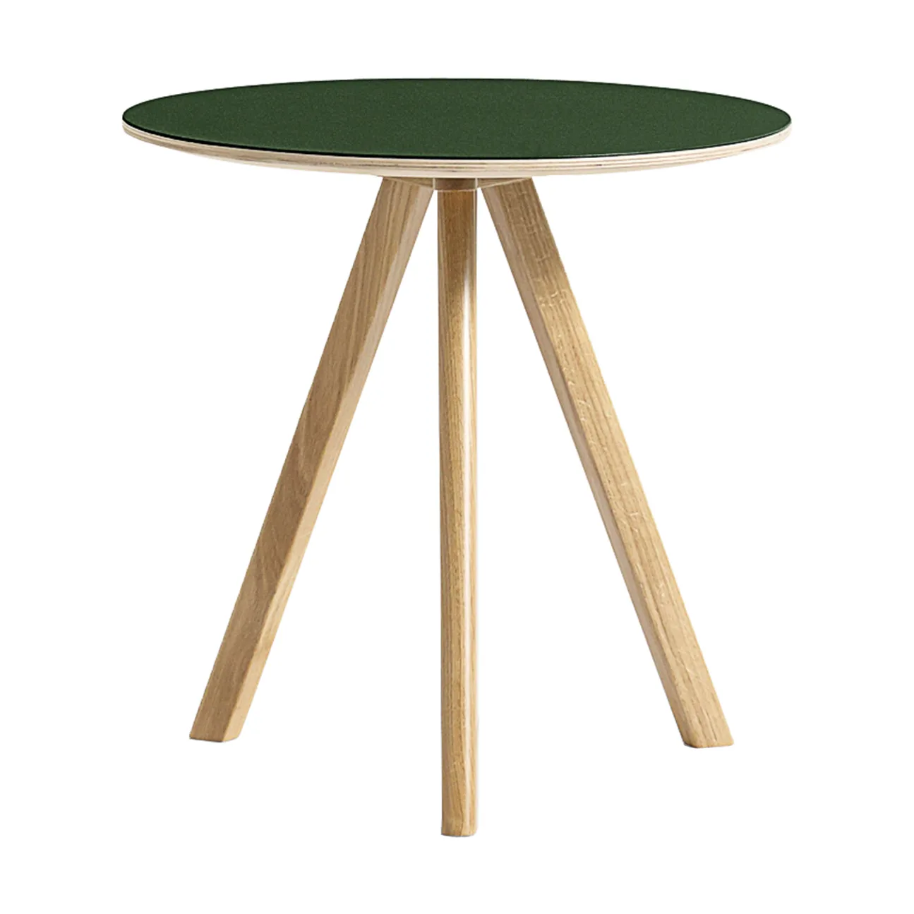 CPH20 2.0 salontafel Ø50 cm, Green linoleum-gelakt eiken HAY