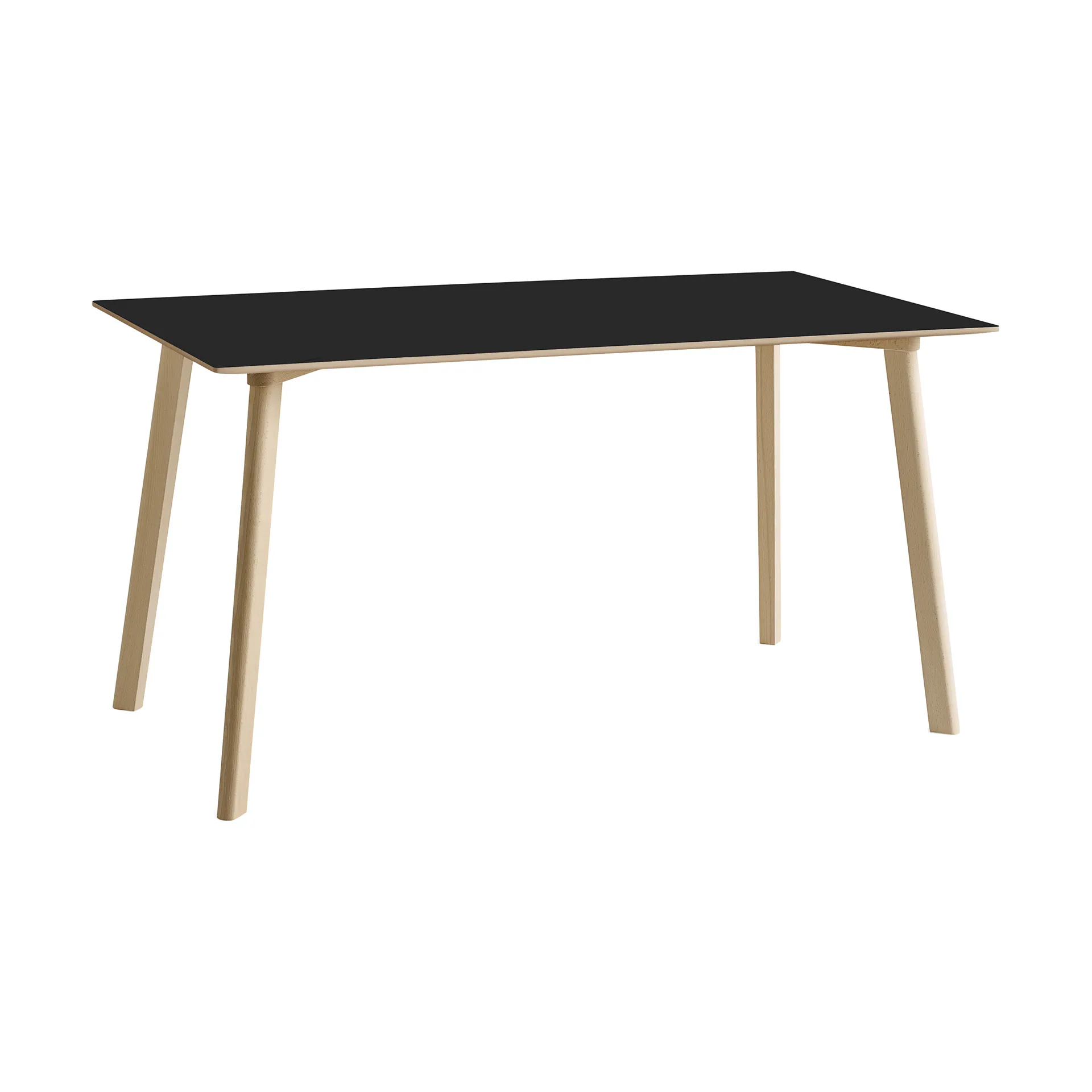 CPH210 Deux 2.0 tafel 75x140 cm, Black laminate-onbehandeld beuken HAY
