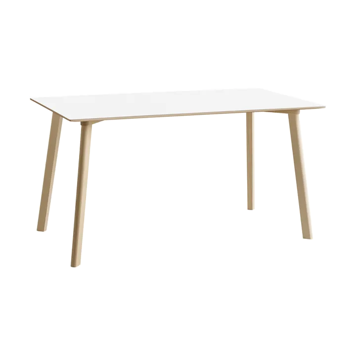CPH210 Deux 2.0 tafel 75x140 cm - Pearl white-onbehandeld beuken - HAY