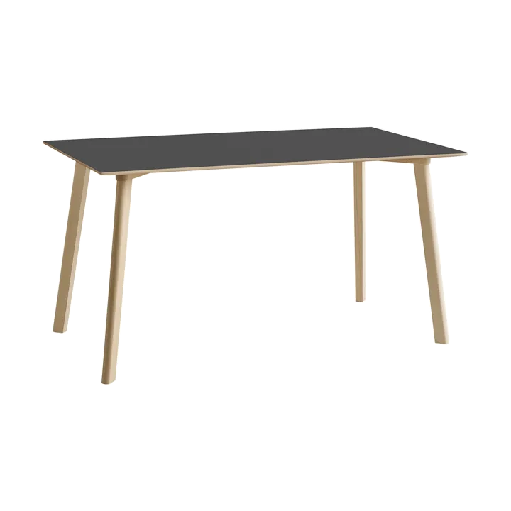 CPH210 Deux 2.0 tafel 75x140 cm - Stone grey-onbehandeld beuken - HAY