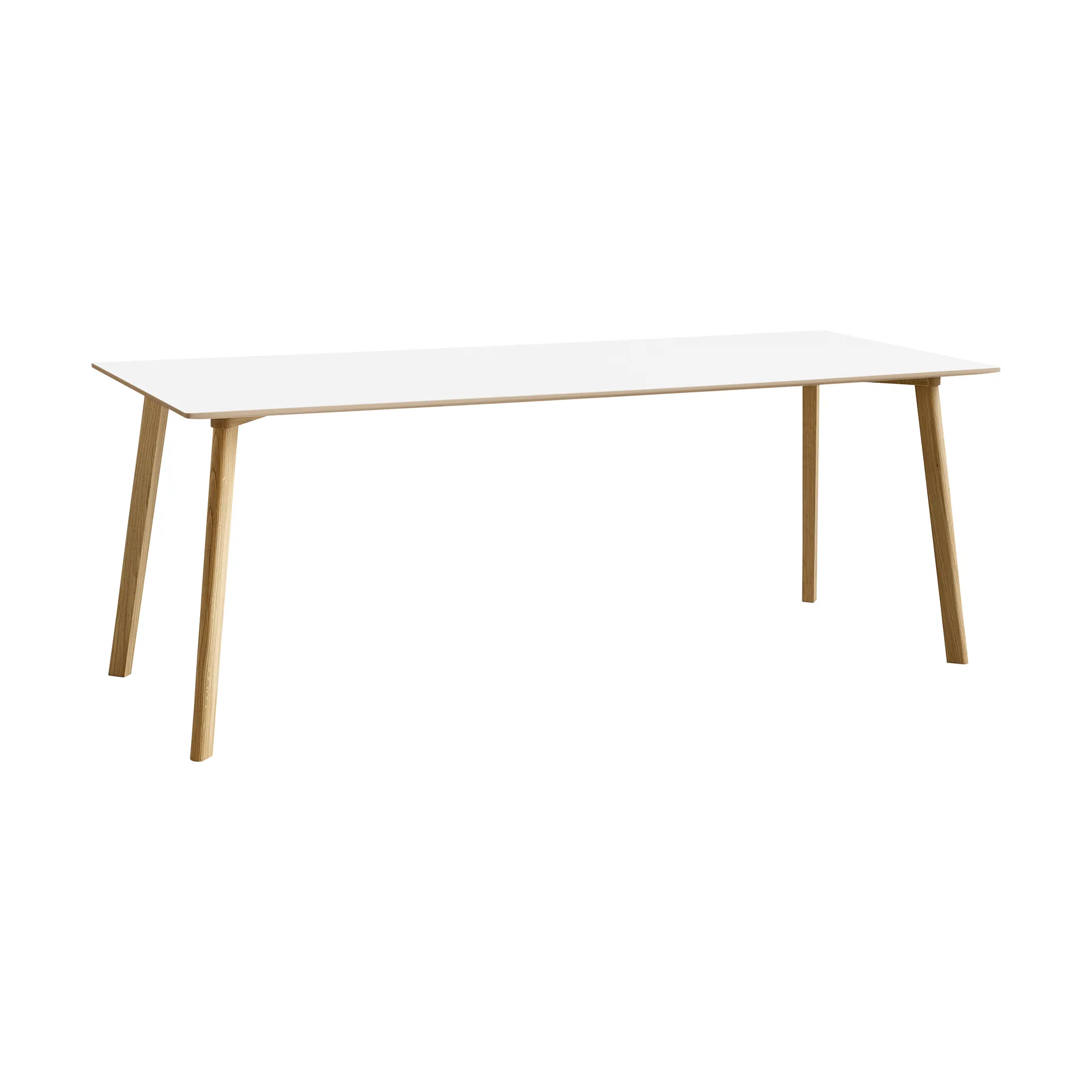 CPH210 Deux 2.0 tafel 75x200 cm, Pearl white-gelakt eiken HAY