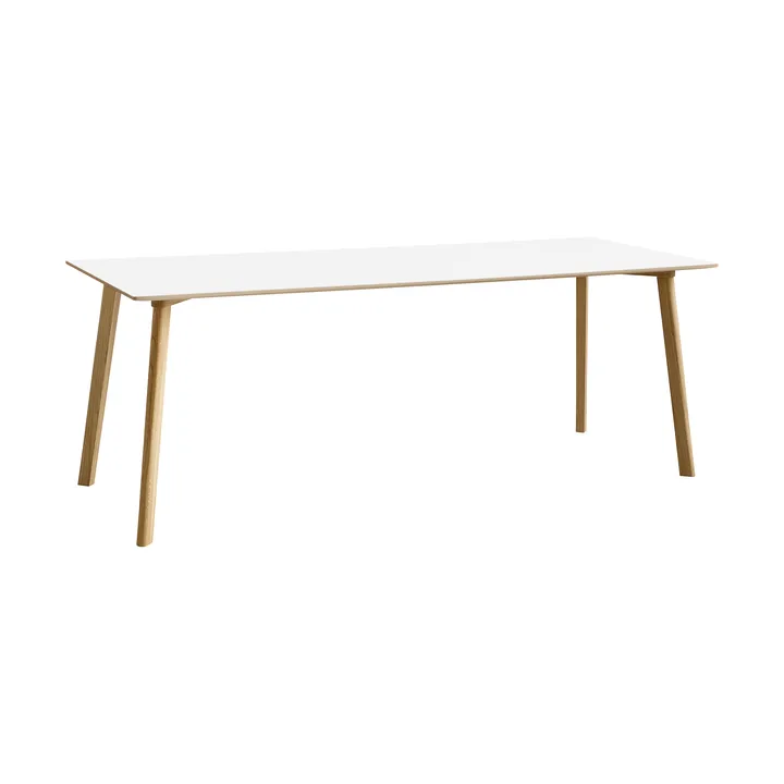 CPH210 Deux 2.0 tafel 75x200 cm - Pearl white-gelakt eiken - HAY