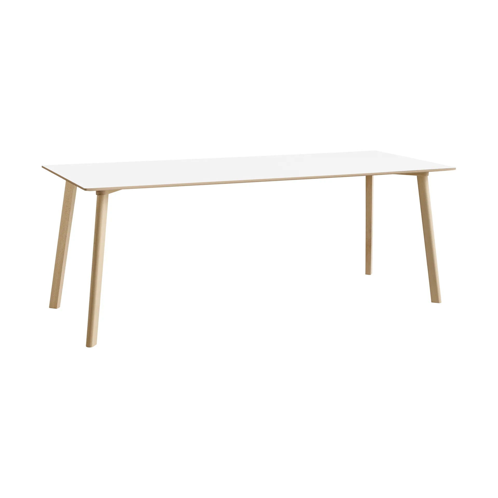 CPH210 Deux 2.0 tafel 75x200 cm, Pearl white-onbehandeld beuken HAY
