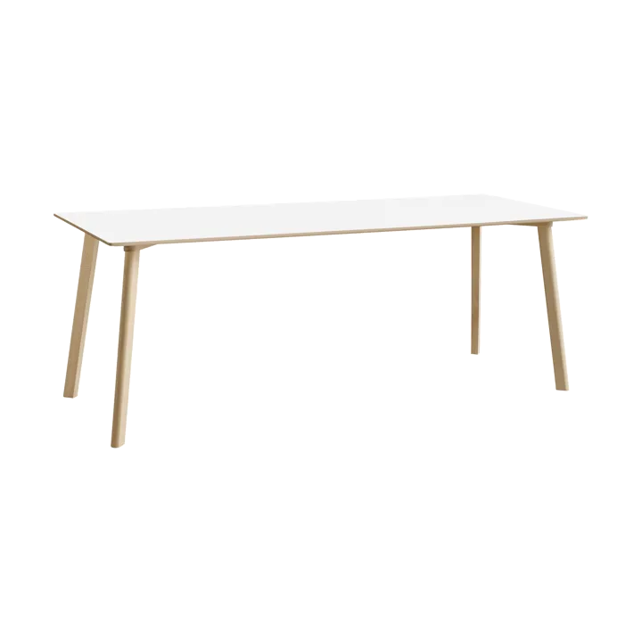 CPH210 Deux 2.0 tafel 75x200 cm - Pearl white-onbehandeld beuken - HAY