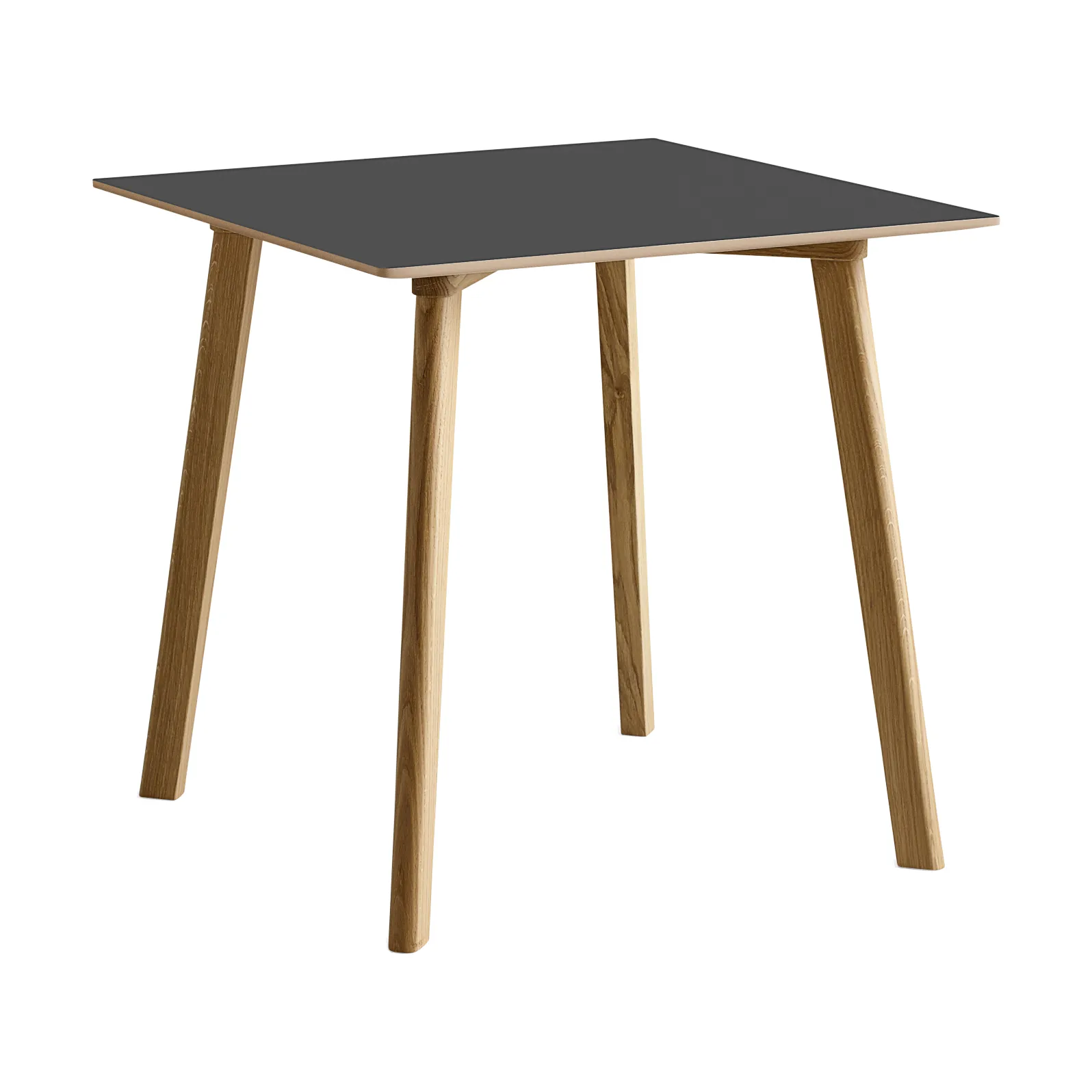 CPH210 Deux 2.0 tafel 75x75 cm, Stone grey-gelakt eiken HAY
