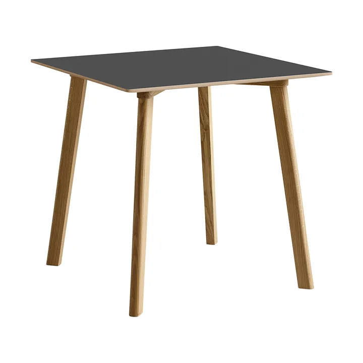 CPH210 Deux 2.0 tafel 75x75 cm - Stone grey-gelakt eiken - HAY