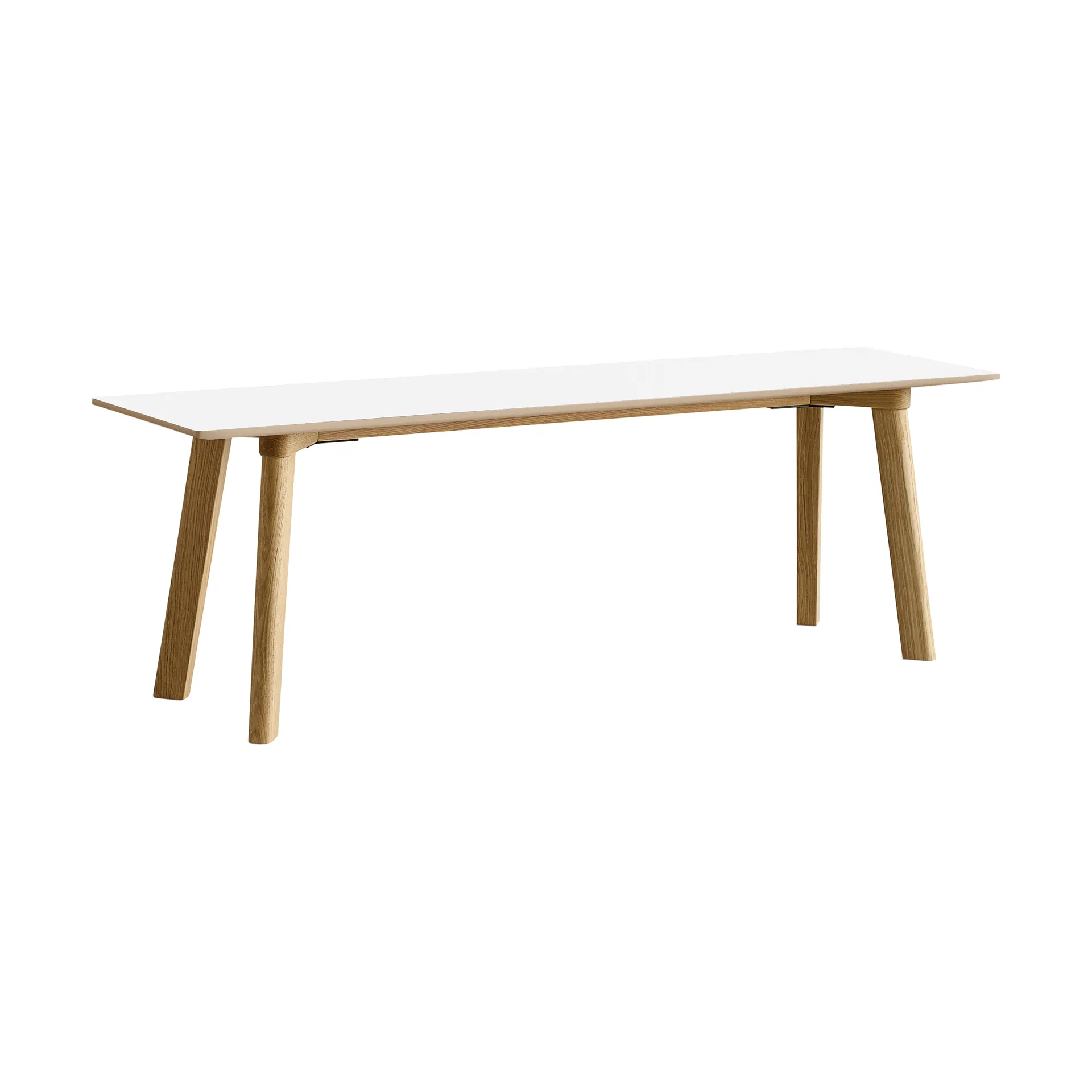 CPH215 Deux 2.0 bank 140 cm, Pearl white-gelakt eiken HAY