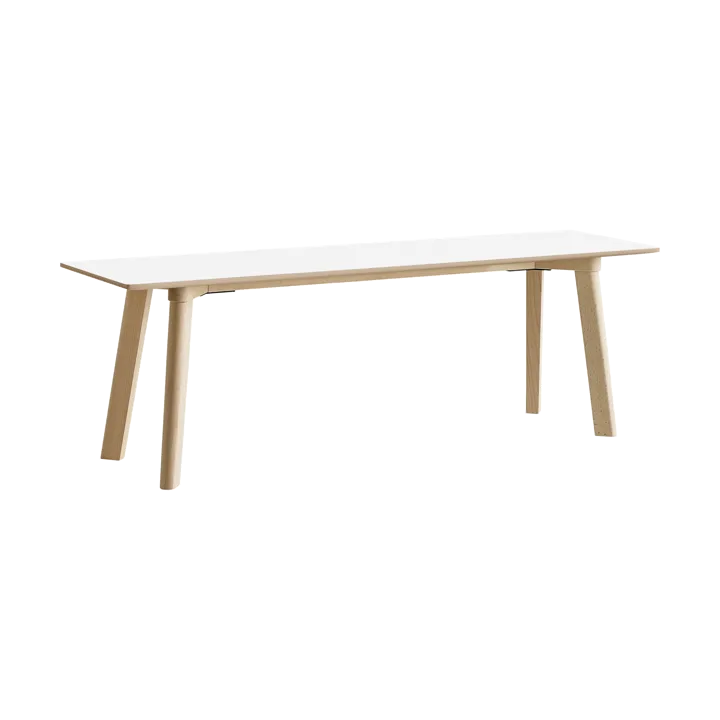 CPH215 Deux 2.0 bank 140 cm - Pearl white-onbehandeld beuken - HAY