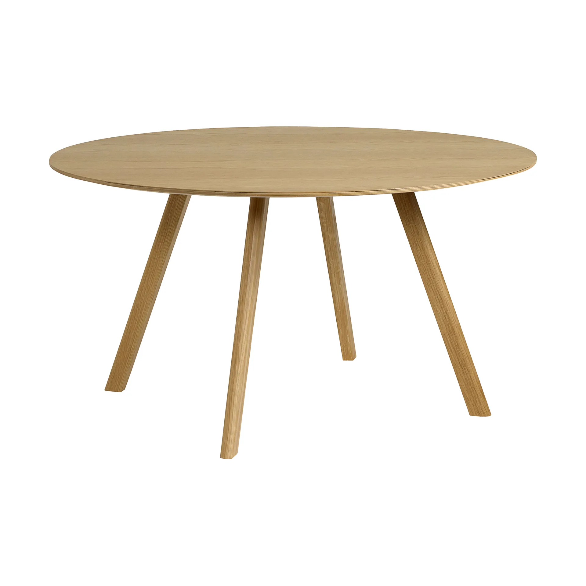 CPH25 2.0 eettafel Ø140 cm, Gelakt eiken-eikenfineer HAY