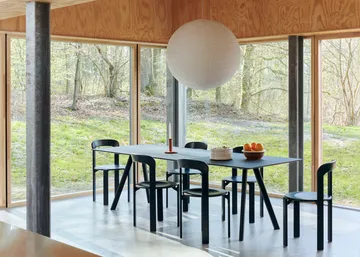 CPH30 2.0 eettafel 90x200 cm - Wit laminaat-gelakt eiken - HAY
