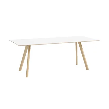 CPH30 2.0 eettafel 90x200 cm - Wit laminaat-gelakt eiken - HAY