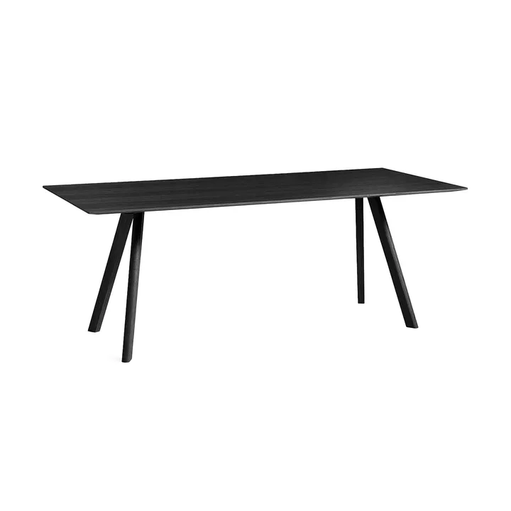 CPH30 2.0 eettafel 90x200 cm - Zwart-zwartgelakt eikenfineer - HAY