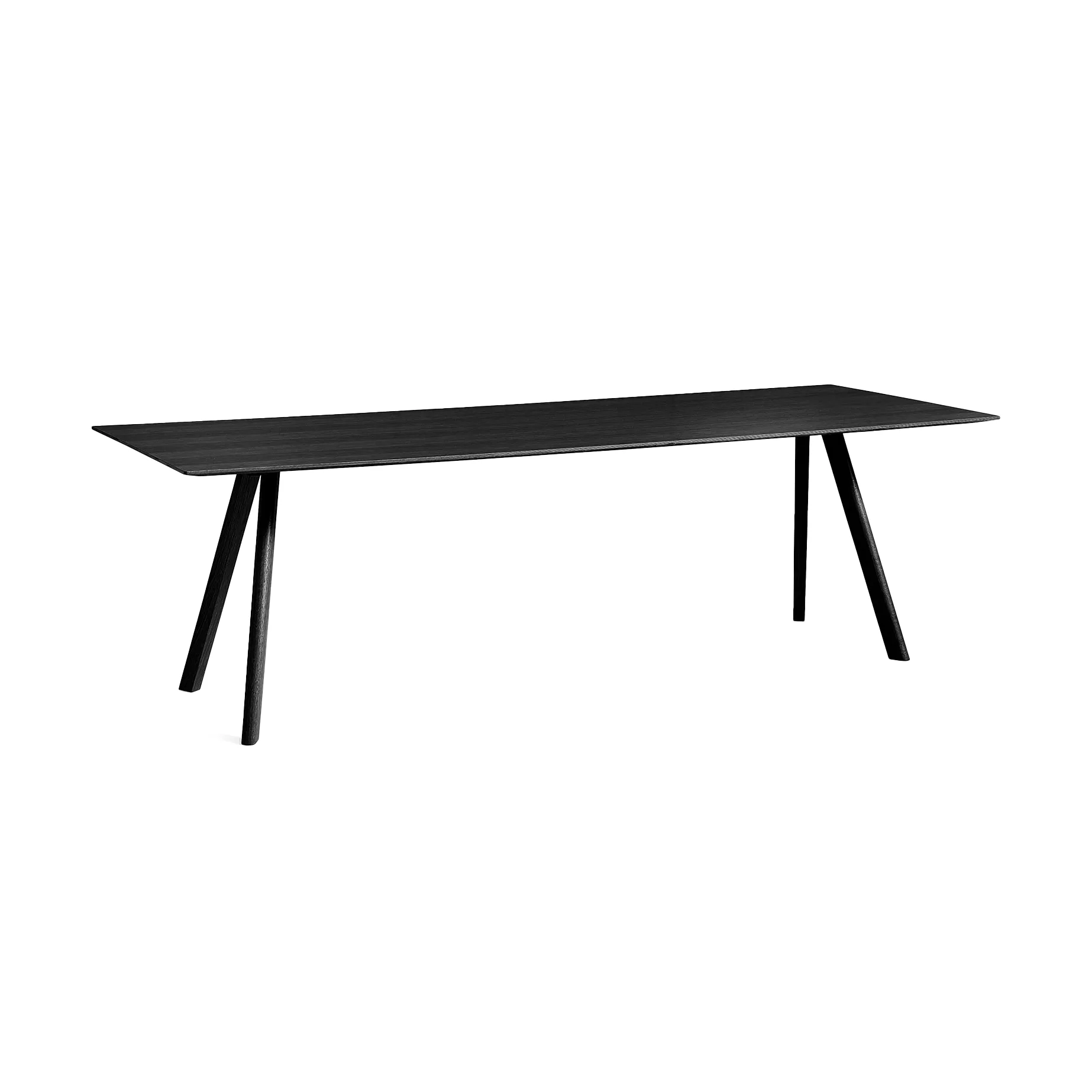 CPH30 2.0 eettafel 90x250 cm, Black-gelakt eikenfineer HAY