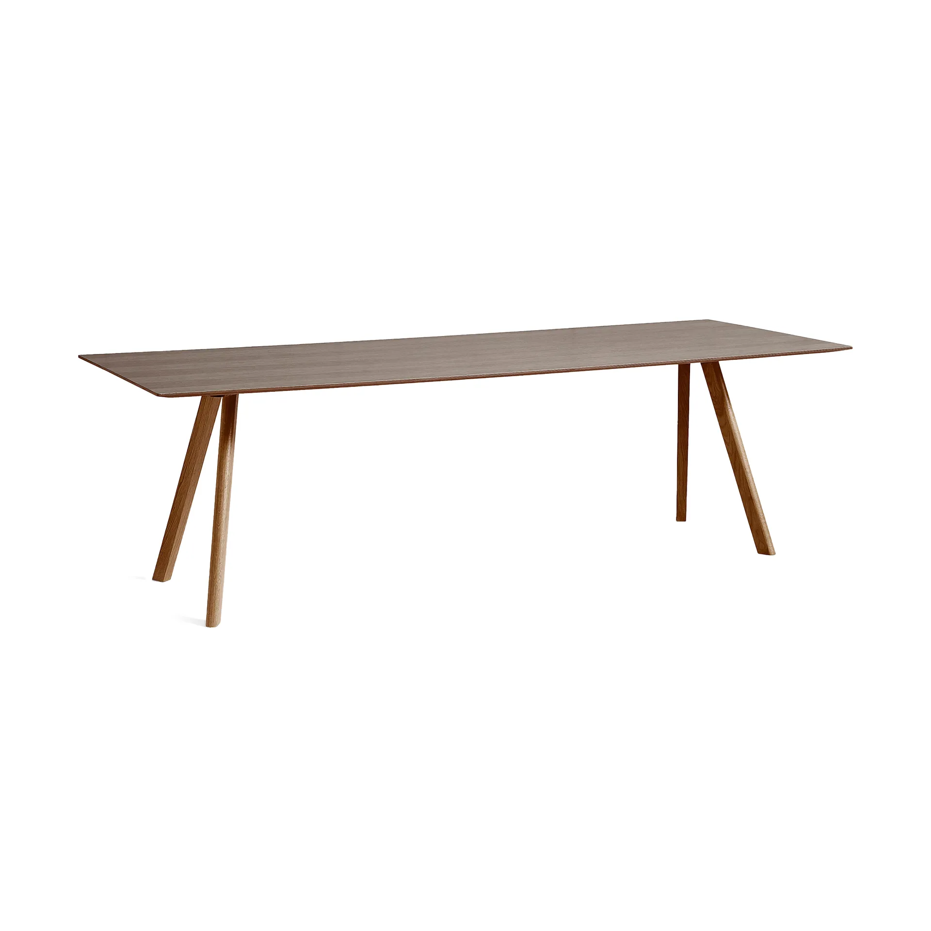 CPH30 2.0 eettafel 90x250 cm, Gelakt walnoot HAY