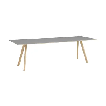 CPH30 2.0 eettafel 90x250 cm - Grey linoleum-gelakt eiken - HAY