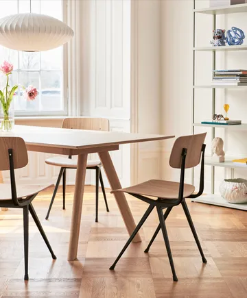 CPH30 2.0 eettafel 90x250 cm - White laminate-gelakt eiken - HAY