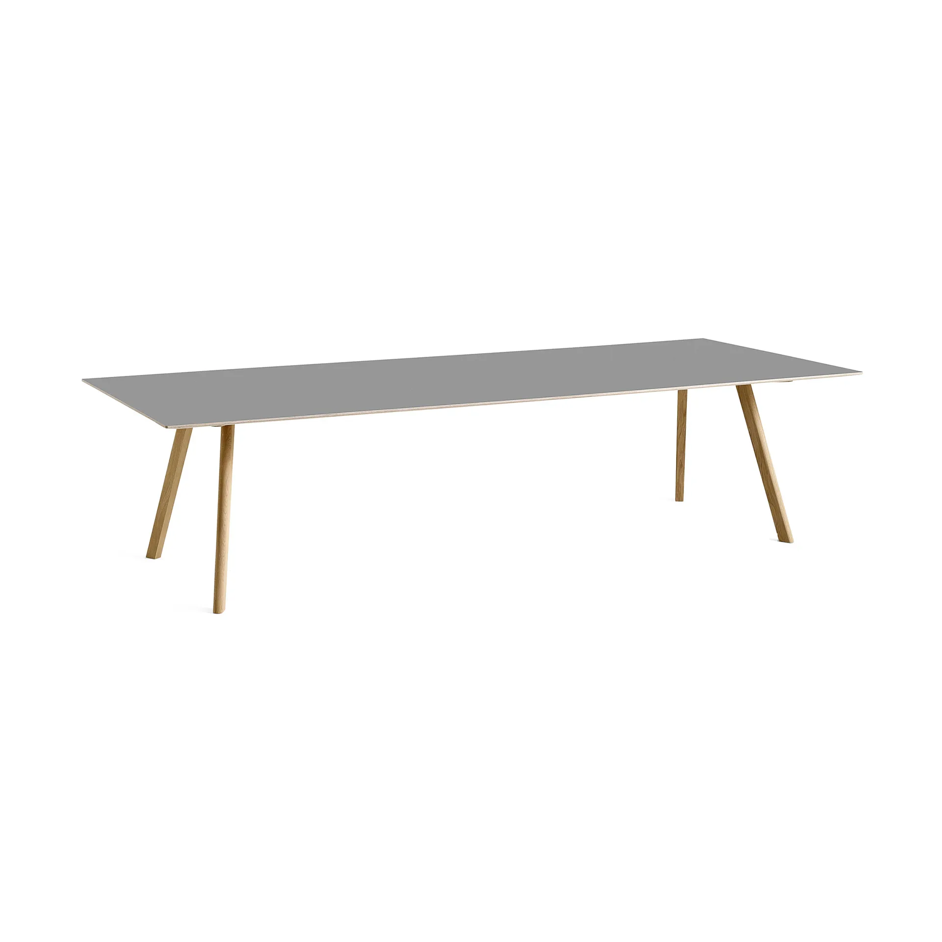 CPH30 2.0 eettafel 90x300 cm, Grey linoleum-gelakt eiken HAY