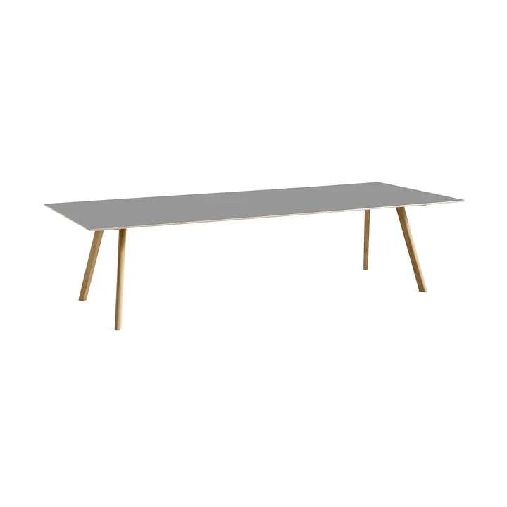 CPH30 2.0 eettafel 90x300 cm - Grey linoleum-gelakt eiken - HAY