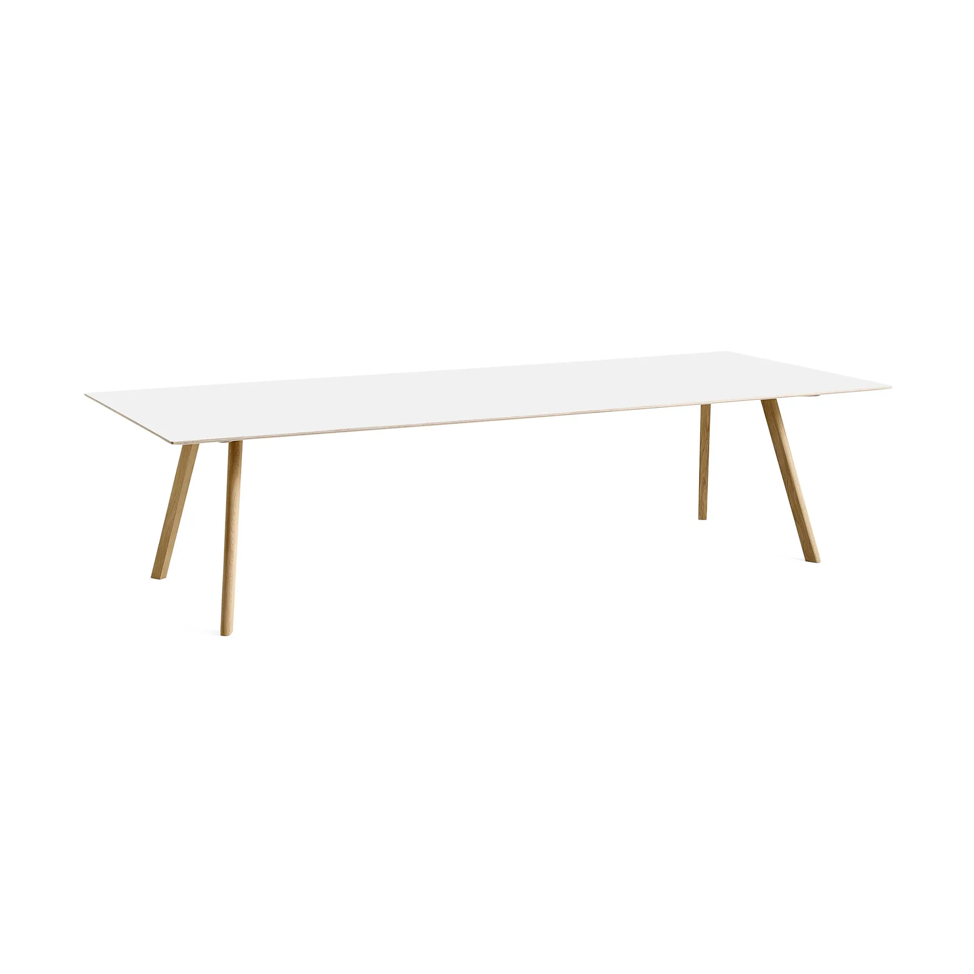 CPH30 2.0 eettafel 90x300 cm, White laminate-gelakt eiken HAY