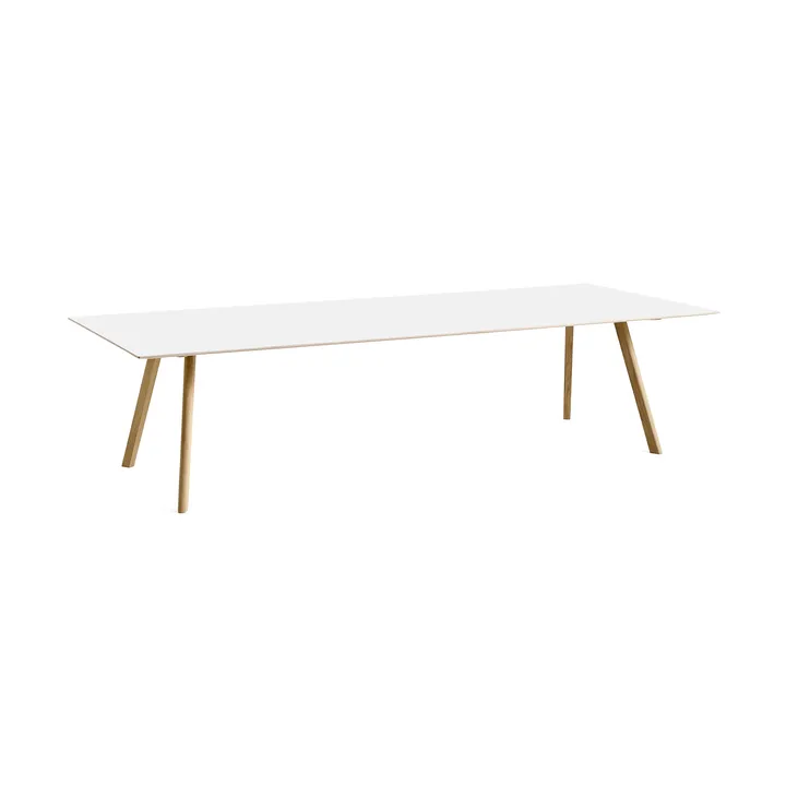 CPH30 2.0 eettafel 90x300 cm - White laminate-gelakt eiken - HAY