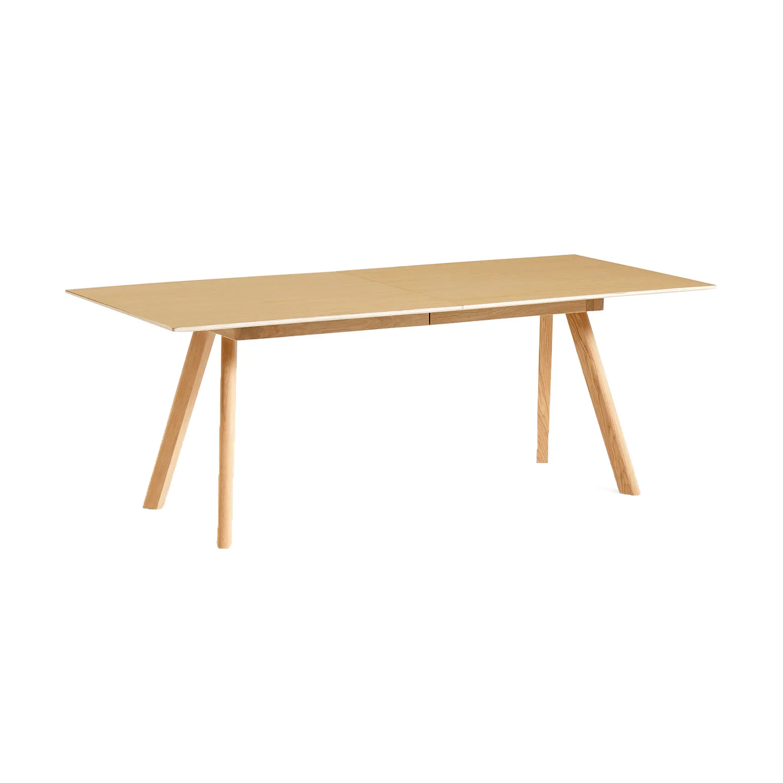 CPH30 2.0 uitschuifbare eettafel 90x200 cm, Gelakt eiken-eikenfineer HAY