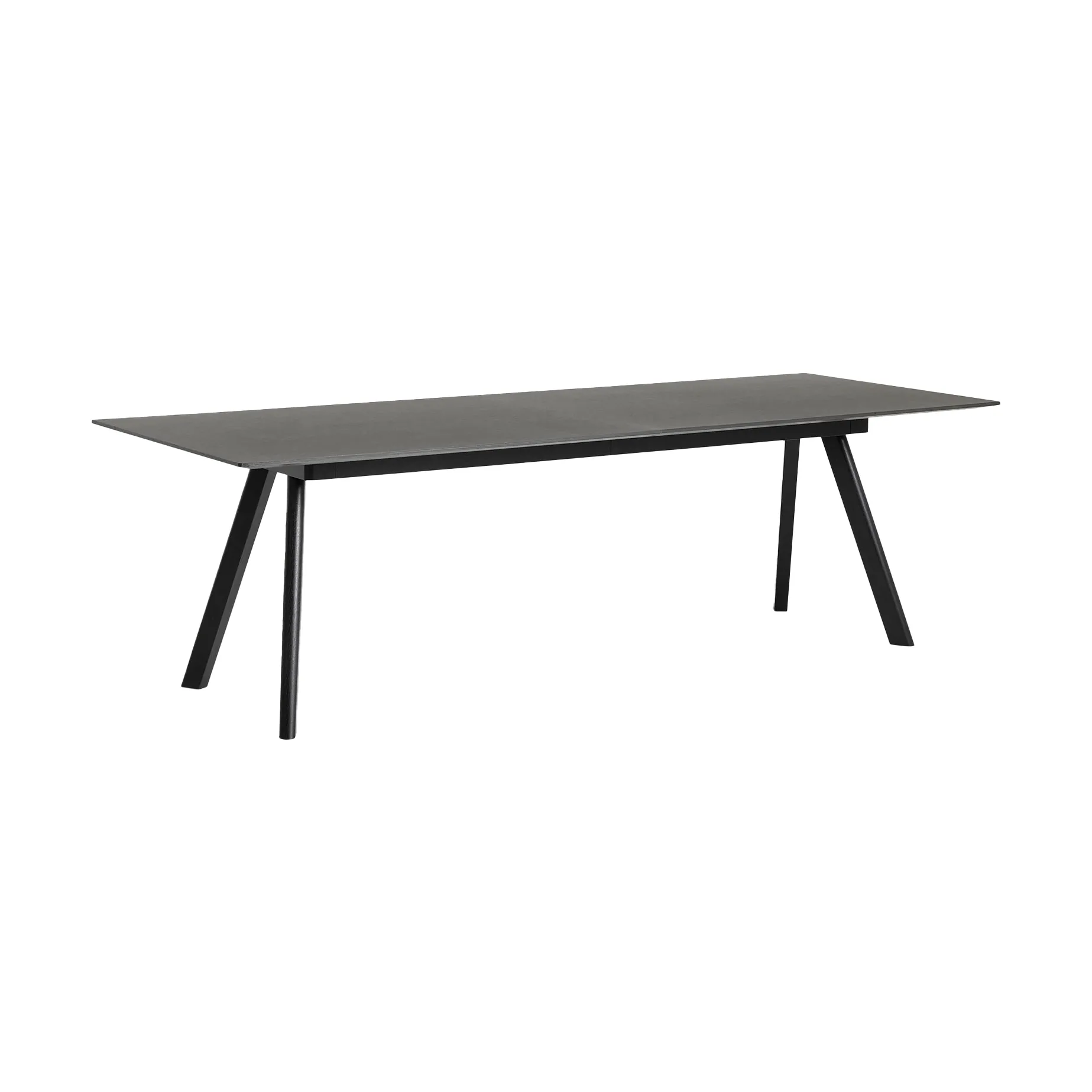 CPH30 2.0 uitschuifbare eettafel 90x250 cm, Black-gelakt eikenfineer HAY