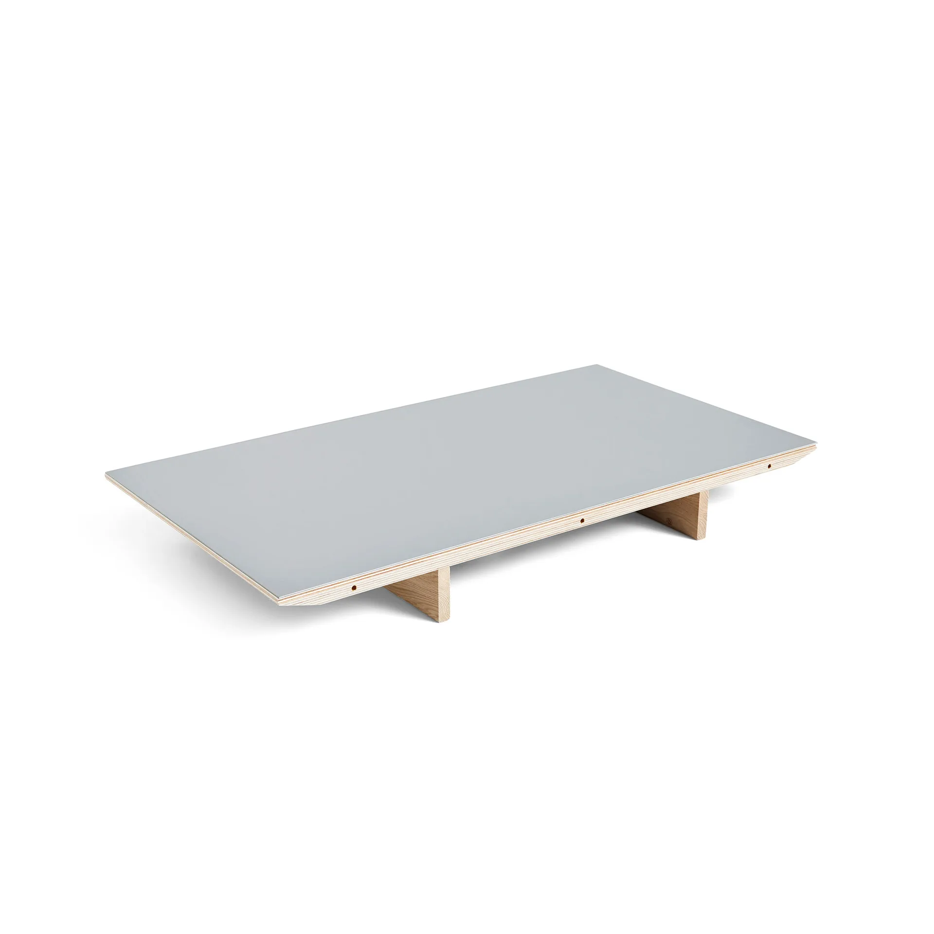 CPH30 2.0 verlengblad voor eettafel 50x80 cm, Grey linoleum-gelakt eiken HAY