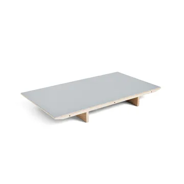 CPH30 2.0 verlengblad voor eettafel 50x80 cm - Grey linoleum-gelakt eiken - HAY