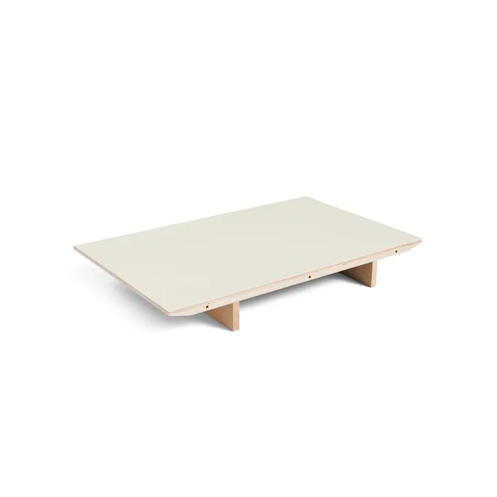 CPH30 2.0 verlengblad voor eettafel 50x80 cm - Off white linoleum-gelakt eiken - HAY